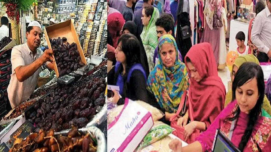 રમઝાનઃ ખજુર-કસ્ટર્ડની ખરીદી પુરબહારમાં, બજારમાં દેખાઈ કાપડની ગ્રાહકી