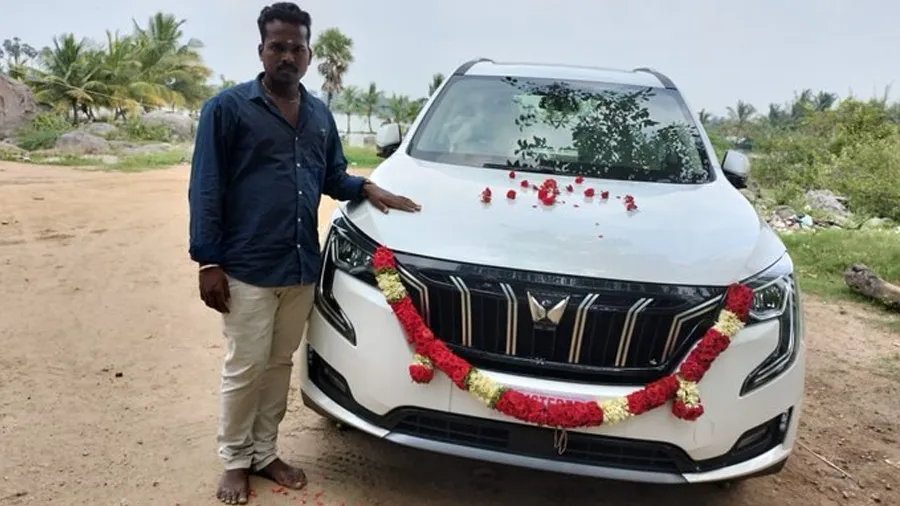 10 વર્ષની મહેનત બાદ ખરીદી XUV 700, આનંદ મહિન્દ્રા પાસે આશીર્વાદ માગતા તેમણે...