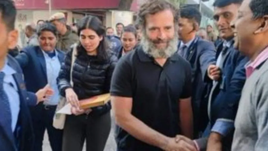 દિલ્હીમાં 'ભારત જોડો યાત્રા' પર બ્રેક, બજારમાં અચાનક પહોંચ્યા રાહુલ ગાંધી