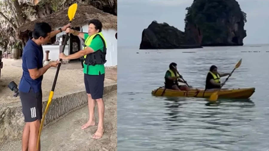 49ની ઉંમરમાં નવી રમત શીખવા નીકળ્યા સચિન તેંદુલકર, જુઓ વીડિયો