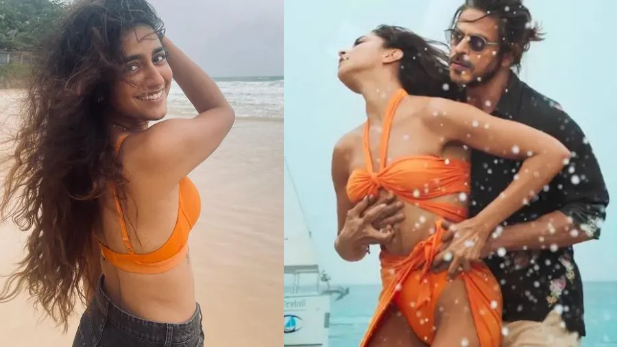 પ્રિયા પ્રકાશ વારિયરે ગાયું 'પઠાણ'નું ગીત 'બેશરમ રંગ', ઓરિજિનલથી પણ સારું: ચાહકો