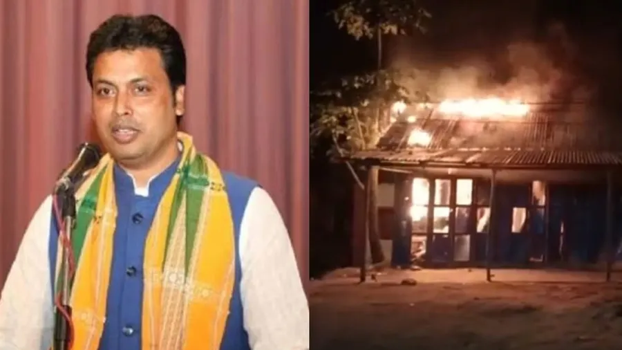 ત્રિપુરાના પૂર્વ CM બિપ્લબ દેબના ઘર પર હુમલો, આ લોકો પર લાગ્યો આરોપ