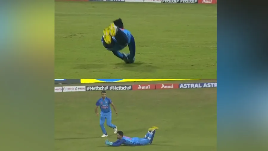 ચીતે કી ચાલ, બાઝ કી નઝર, T20 મેચમાં ઈશાન કિશને પકડ્યો હેરાન કરી દે તેવો કેચ