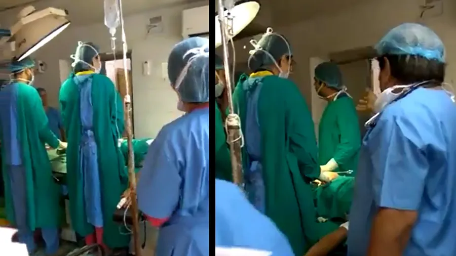 ઓપરેશન થિયેટરનો આવો વીડિયો જોઈને ઉડી જશે હોંશ, ઈલાજ દરમિયાન લડવા બેઠા ડૉક્ટરો