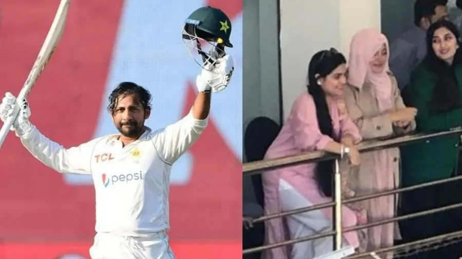 પાકિસ્તાની ક્રિકેટર સરફરાઝ અહમદે 8 વર્ષ બાદ લગાવી સદી તો રડવા લાગી પત્ની