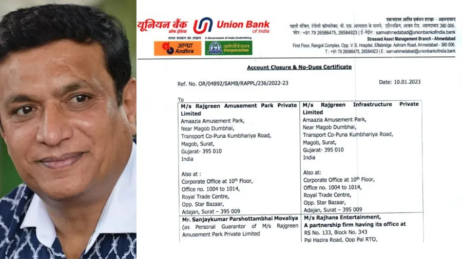 સુરતના બિલ્ડર સંજય મોવલિયાએ રૂ. 170 કરોડ ભરી દીધા, બેંકોએ આપ્યું નો ડ્યુઝ સર્ટિ