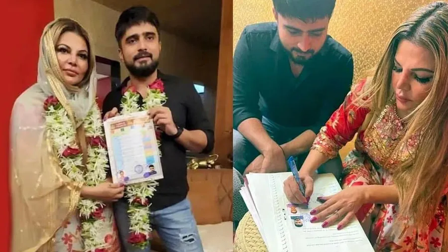 હોસ્પિટલમાં એડમિટ માતા આ બાજુ રાખી સાવંતે બોયફ્રેન્ડ આદિલ સાથે કર્યા લગ્ન