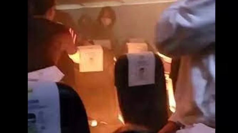 ટેકઓફ થવાની હતી ફ્લાઇટ, ત્યારે બ્લાસ્ટ થઈ પાવર બેંક, કેબિનમાં આગ લાગી અને પછી...