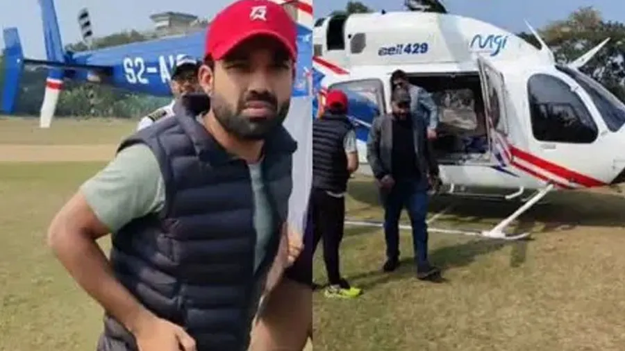 મોહમ્મદ રિઝવાન મેચના કલાક પહેલા હેલિકોપ્ટરથી સ્ટેડિયમ પહોંચ્યો, છતા હાર મળી