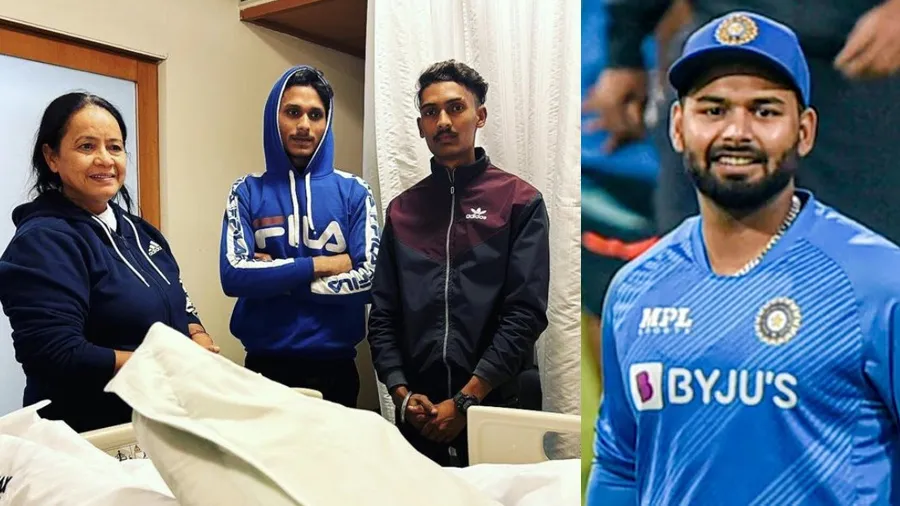 અકસ્માત બાદ પંતની પહેલી પ્રતિક્રિયા, બચાવનારનો ફોટો શેર કરી જુઓ શું લખ્યું