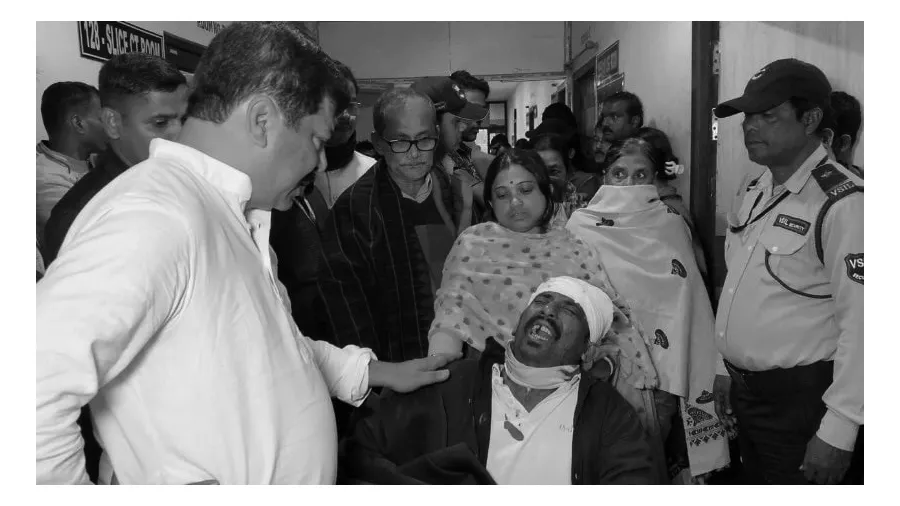 ત્રિપુરા ચૂંટણીની તારીખોની જાહેરાત બાદ કોંગ્રેસ-BJP વચ્ચે મારામારી, જુઓ તસવીરો