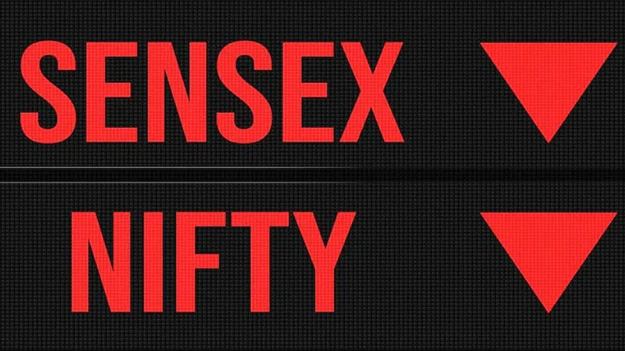 શેર બજારમાં આજે લોકોના 1 લાખ કરોડ રૂપિયા ડૂબ્યા, સેન્સેક્સ નિફ્ટી લાલ નિશાનમાં