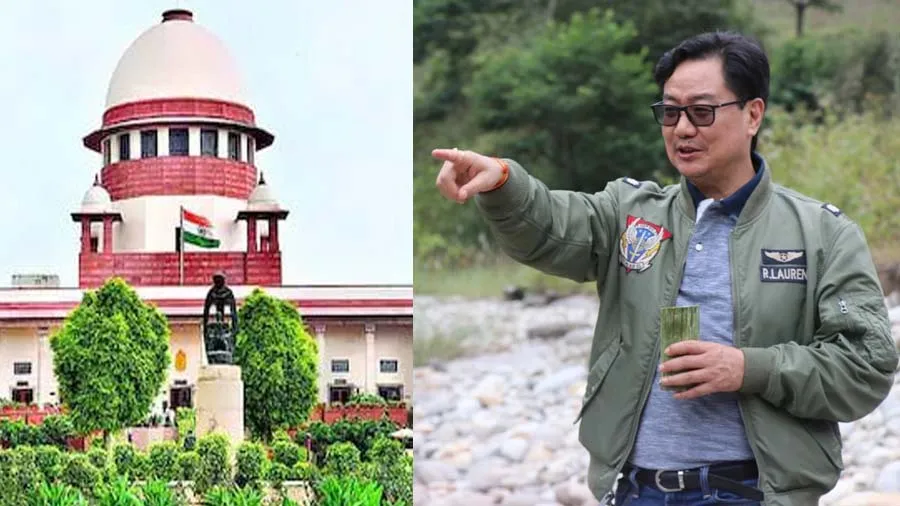 સુપ્રીમ કોર્ટે બંધારણને હાઇજેક કર્યું, કાયદામંત્રીએ પૂર્વ જજનું નિવેદન શેર કર્યુ