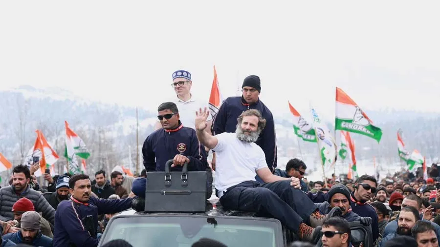 કાશ્મીરમાં રાહુલની સુરક્ષા અચાનક હટાવી દીધી, યાત્રા હાલ પુરતી મુલતવી: કોંગ્રેસ