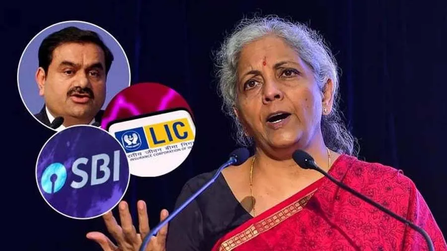 અદાણી ગુપમાં SBI અને LICના રોકાણ પર નાણાંમંત્રીએ પહેલીવાર આપ્યું આ મોટું નિવેદન