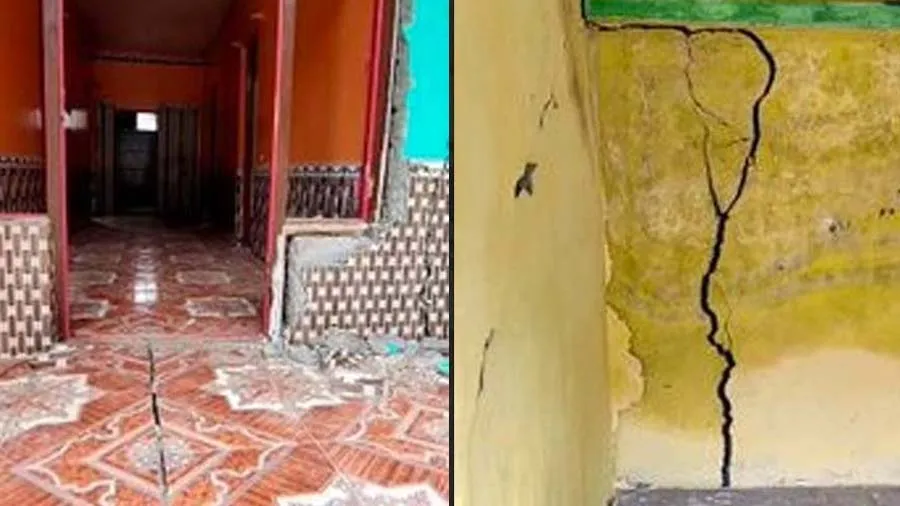 ઉત્તરાખંડ બાદ હવે આ રાજ્યમાં ધસી રહી છે જમીન, ઘરોમાં પડી રહી છે તિરાડ