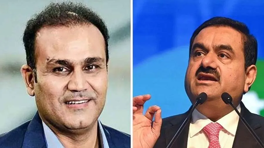 ગૌતમ અદાણીના બચાવમાં આવ્યો સેહવાગ, કહ્યું- આ ધોળીયાઓએ...