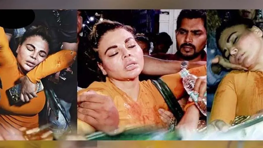 રાખી રસ્તા પર બેહોશ થઈ, પણ હાથમાંથી મોબાઇલ ન છૂટ્યો, લોકોએ કરી ટ્રોલ, Video