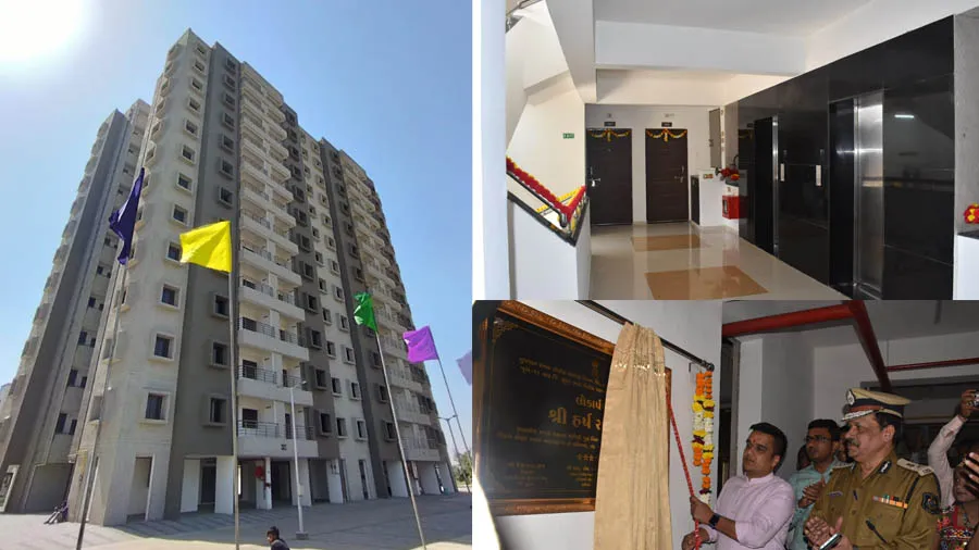49 કરોડના ખર્ચે 288 પોલીસ આવાસોનું લોકાર્પણ કરતા હર્ષ સંઘવી, જુઓ કેવા છે ઘર