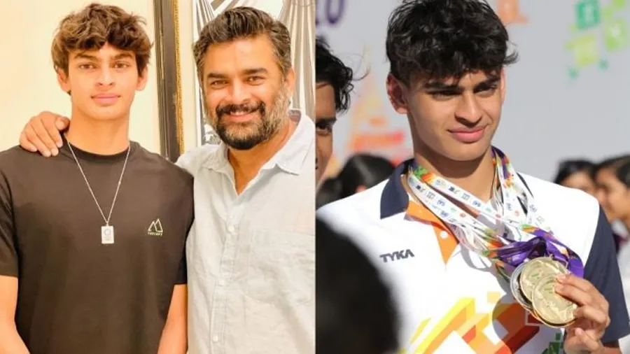 માધવનના પુત્ર વેદાંતે 'ખેલો ઈન્ડિયા યુથ ગેમ્સ'માં 5 ગોલ્ડ, 2 સિલ્વર મેડલ જીત્યા