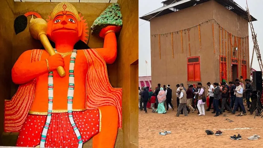 ગોબરથી બન્યા 35 ફૂટના હનુમાનજી, 1000 વર્ષ સુધી ખરાબ નહીં થાય મૂર્તિ