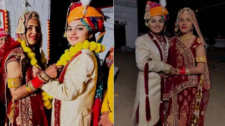 છોકરીએ વર બનીને બહેનપણી સાથે લીધા સાત ફેરા!