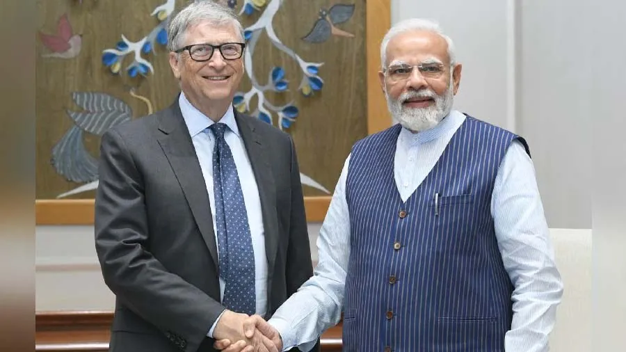 PM નરેન્દ્ર મોદીને મળ્યા બિલ ગેટ્સ, આ મુદ્દે કર્યા ભારતના વખાણ