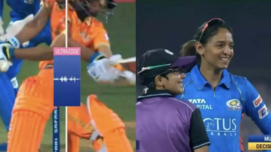 હરમનપ્રીત કૌરે અમ્પાયરના વાઇડ બૉલ પર DRS લઇ બધાને ચોંકાવ્યા