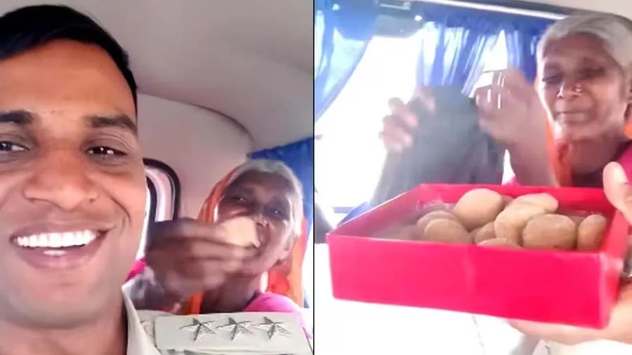 'મા' સાડીના છેડે બાંધેલા રૂ.10 આપવા લાગી, DSPએ પગપાળા ચાલતા જોઈ લિફ્ટ આપી હતી