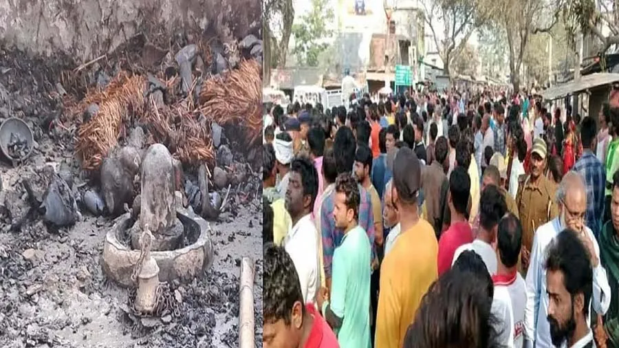 બિહારમાં 2 મંદિરોમાં લગાવી આગ, કિશનગંજમાં તણાવ, પ્રશાસને સંભાળ્યો મોરચો