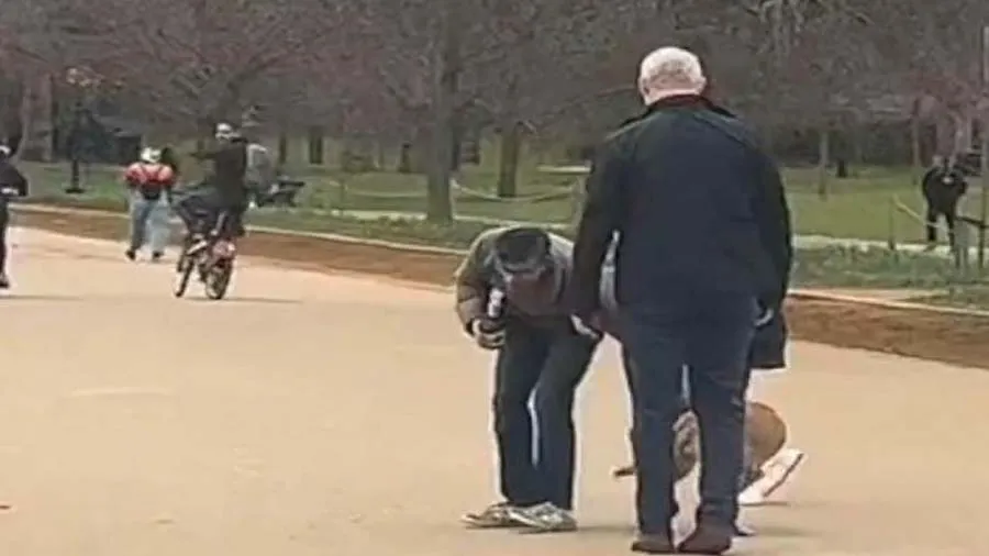 PM ઋષિ સુનક પત્ની સાથે લંડનના પાર્કમાં કૂતરા સાથે ફરતા હતા, પોલીસે લગાવી ક્લાસ