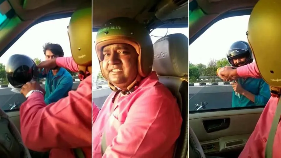 'યમરાજે મોકલ્યો...' કાર એક્સપ્રેસ વે પર 100 Kmની ઝડપે દોડી, પછી...