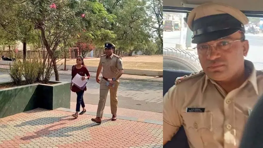 પિતાએ દીકરીને ખોટા પરીક્ષા કેન્દ્ર પર છોડી, PI તેને સાચા કેન્દ્ર પર લઈ ગયા