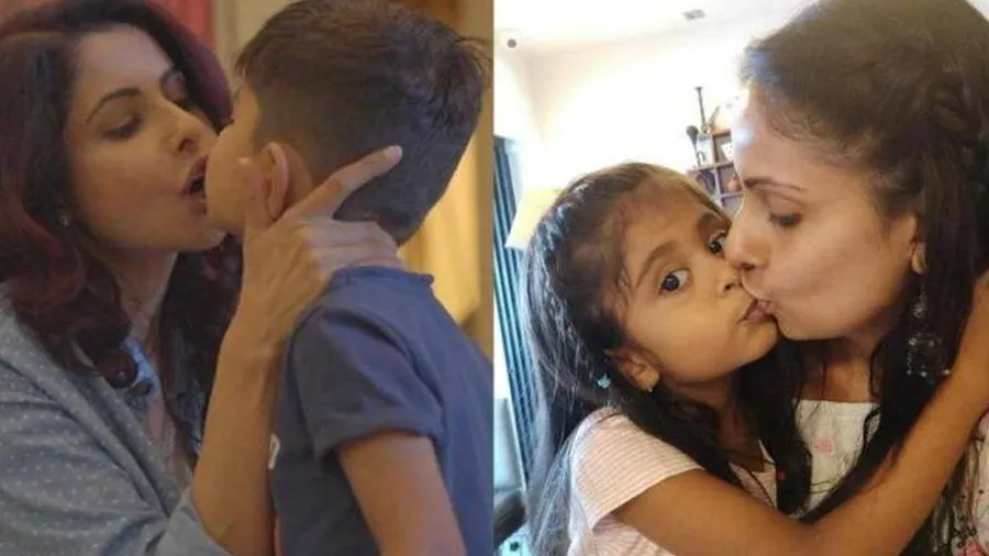 બાળકોને કિસ કરવા પર ટ્રોલ કરનારાઓ પર ભડકી છવિ, લખ્યું-હું મારા બાળકોને હોંઠ પર..