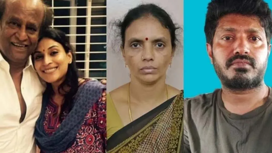 સુપર સ્ટાર રજનીકાંતની દીકરીના હીરા-ઝવેરાત ચોરીને ઘર બનાવી દેનારા 2 પકડાયા