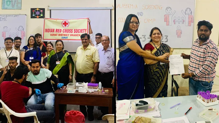 થેલેસેમિયા સ્ક્રીનીંગ અને કાઉન્સેલિંગ કેમ્પ 150થી વધુ વિદ્યાર્થીઓ જોડાયા