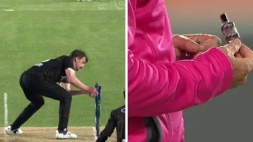 ન્યૂઝીલેન્ડ-શ્રીલંકા મેચ દરમિયાન બેલ્સની બેટરી ફેલ થતા બેટ્સમેનને જીવનદાન મળ્યું