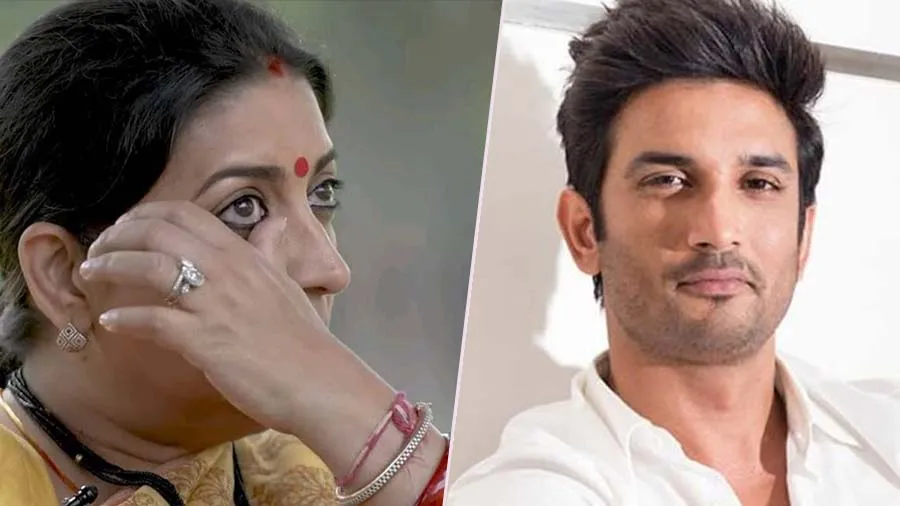 સુશાંતને યાદ કરીને રડી પડ્યા સ્મૃતિ ઇરાની, એક્ટરને કહ્યું હતું-તું પોતાની જાત..