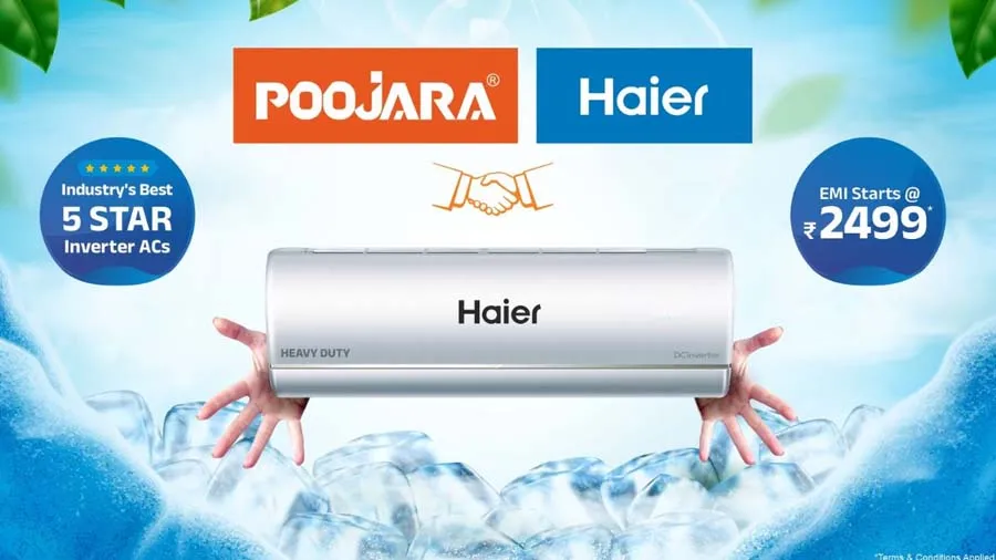 પુજારા ટેલિકોમ: સમગ્ર ઈન્ડિયામાં તેના સ્ટોર્સમાં હાયર એસીની નવી શ્રેણી લૉન્ચ કરી