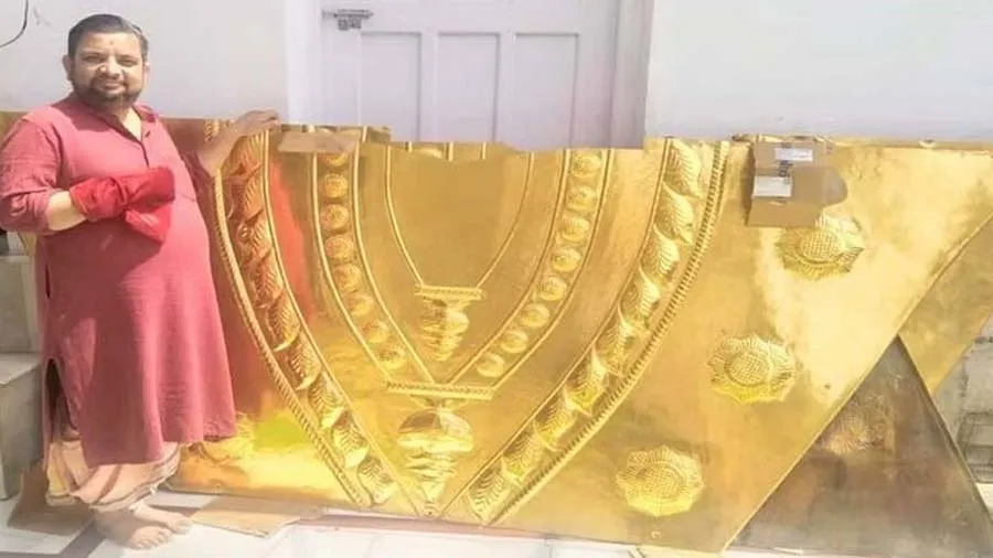 આ મંદિરનો ગુંબજ સાડા 5 કિલો સોનું અને 596 કિલો તાંબાથી ચમકશે