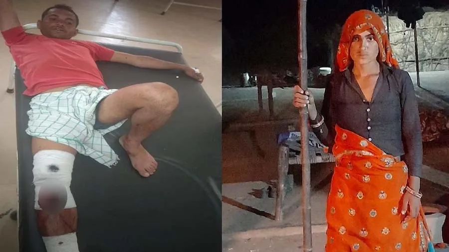 મગરે પતિને પગથી પકડી લીધો, પત્ની સુહાગને બચાવવા મગર સાથે લડી એનો જીવ બચાવી લાવી