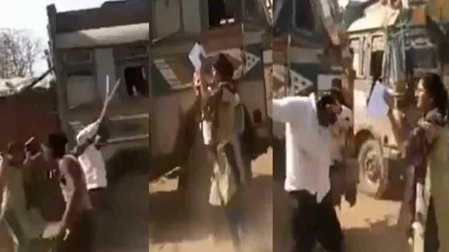 રેતી માફિયાનો આતંક, મહિલા ઇન્સ્પેક્ટરને ધસડીને માર્યા, 44 લોકોની ધરપકડ