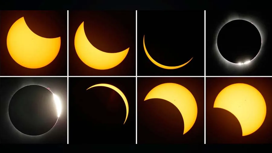 વર્ષ 2023નું પહેલું સૂર્ય ગ્રહણ પૂરું, જુઓ વીડિયો અને ફોટોમાં ગ્રહણ