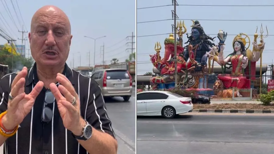 થાઈલેન્ડમાં ભગવાન શિવ, માતા પાર્વતી અને ગણેશજીને જોઈને અનુપમે જુઓ શું લખ્યું