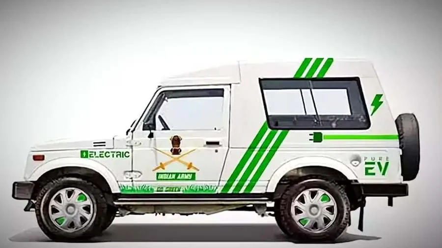 મારુતી જીપ્સી ઇલેક્ટ્રીક અવતારમાં રજૂ, ભારતીય સેના માટે મોડીફાઇ SUV