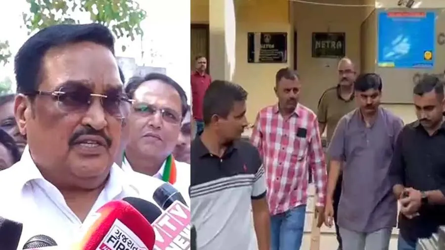 જે વ્યક્તિ કૌભાંડનો પર્દાફાશ કરવાની વાત કરે છે તે હવે પાંજરામાં છે: સીઆર પાટીલ