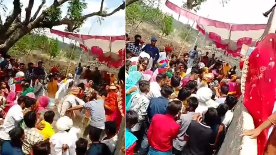 વરરાજાના માથા પર દિવાલ પડી, લગ્નનો માહોલ માતમમાં ફેરવાયો, Video