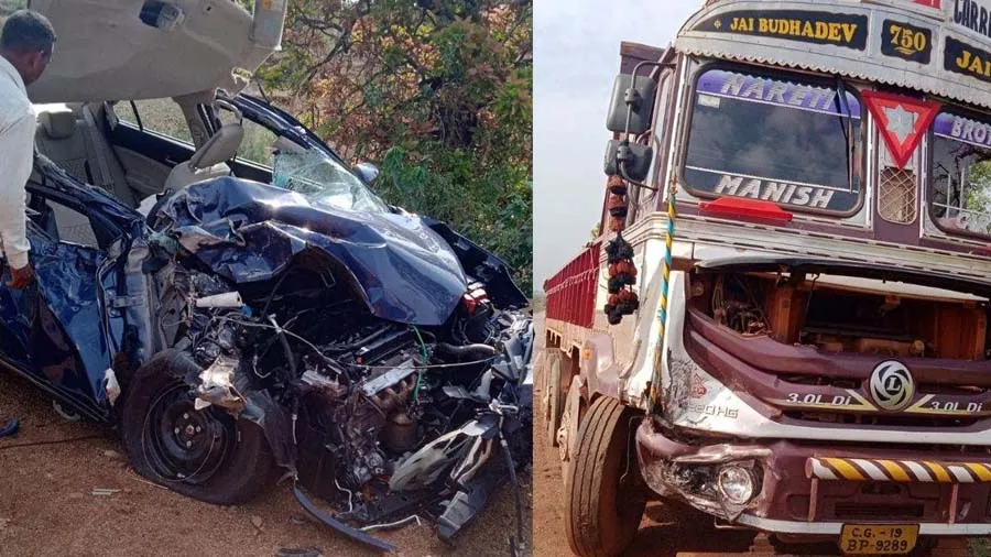 નવી કારની પૂજા કરાવીને પરત ફરતા અકસ્માત, 2 મહિલા સહિત 3ના મોત, ગાડી કચ્ચરઘાણ