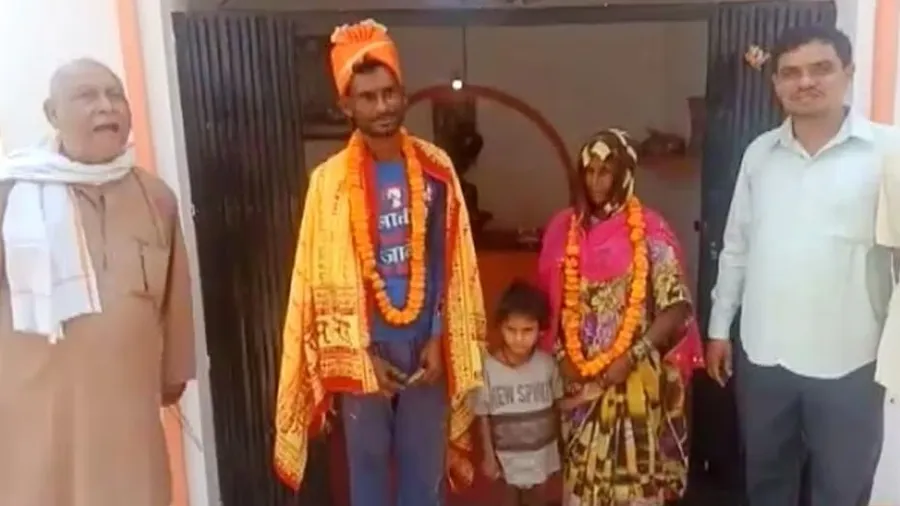 10 સંતાનોની માતાનું એક કુંવારા પર આવ્યું દિલ, ગ્રામજનોએ કરાવી દીધા લગ્ન