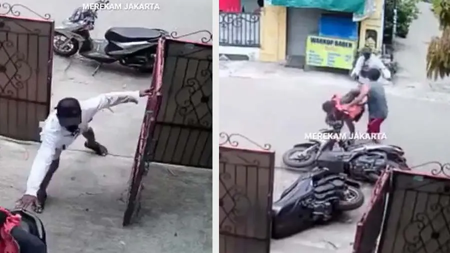 સ્કૂટી ચોરવા ગયા ચોર, પણ પોતાની જ સ્કૂટી છોડીને ભાગ્યા, જુઓ વીડિયો